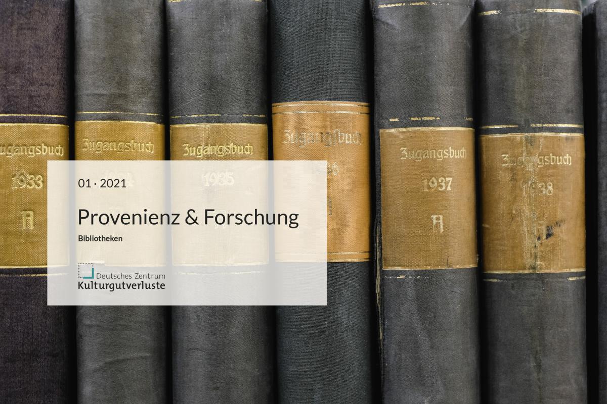 Titelbild Periodikum "Provenienz & Forschung" 1/2021